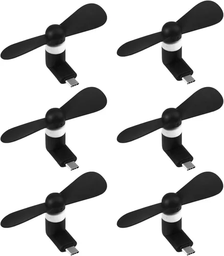 Vista 9 de Ventilador tipo USB C para iPhone Series 15, 15 Plus, 15 Pro, 15 Pro Max, 16,16 Plus, 16 Pro, 16 Pro Max, para Samsung Galaxy S Series, A1/A2/A3/A5