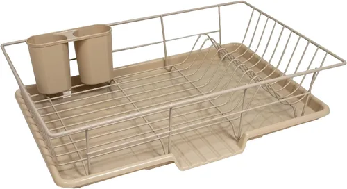 Vista 16 de Sweet Home Collection - Escurridor de platos y soporte para utensilios fáciles de usar