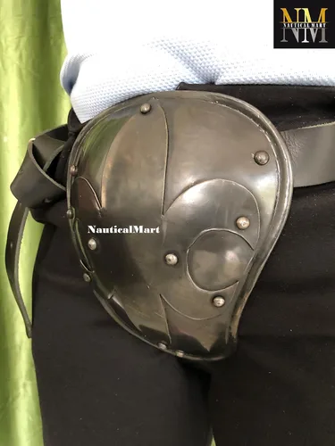 Vista 3 de Codpiece Medieval Armour para caballeros, protector de ingle para Buhurts Knight Cosplay