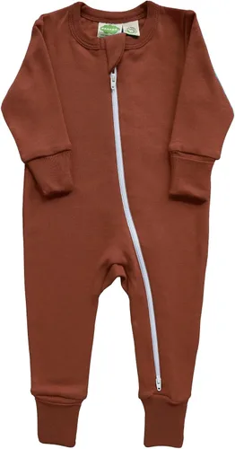 Vista 7 de PARADE Organic Essential Basic - Mameluco con cremallera de 2 vías, manga larga