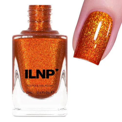 Vista 8 de ILNP Autumn - Esmalte de uñas brillante marrón cálido
