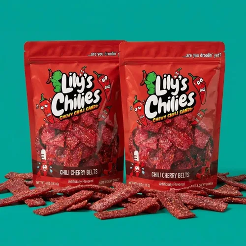 Vista 11 de Lilys Chilies, Caramelos masticables agrios y chiles (cinturones de manzana con chile)