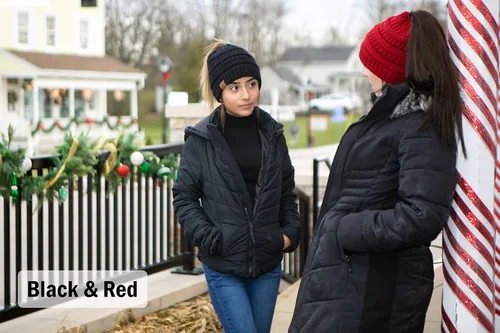 Vista 50 de Funky Junque - Gorro para mujer con ranura para cola de caballo