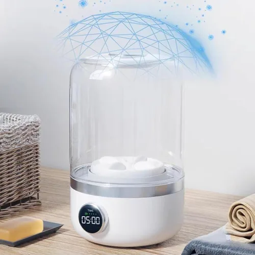 Vista 2 de Portable Cordless Washing Machine, Rechargeable Mini Washer for Baby Clothes, Socks & Small Garments, Ideal for Apartments & Camping, Compact &