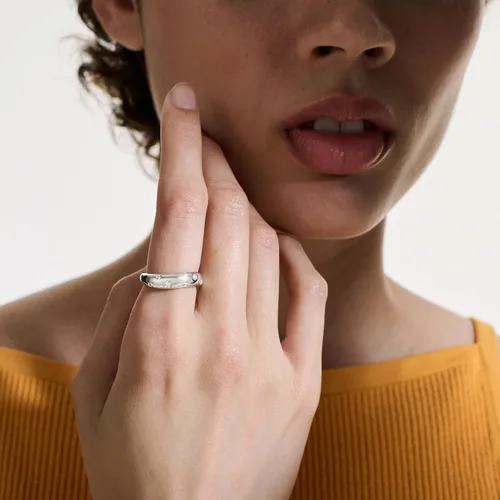 Vista 6 de John Hardy Anillo Surf, Plata, Diamantes