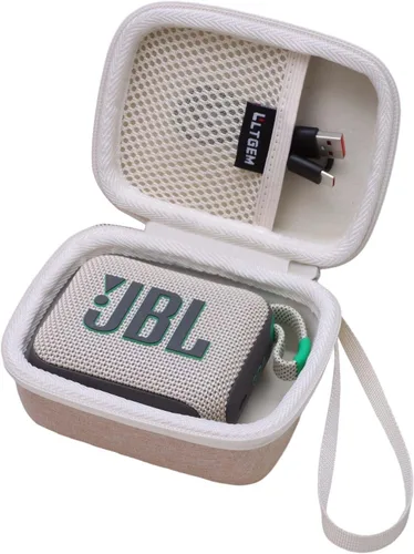 Vista 16 de LTGEM - Funda compatible con altavoces JBL GO 4, silicona suave para altavoces JBL GO 4, color negro