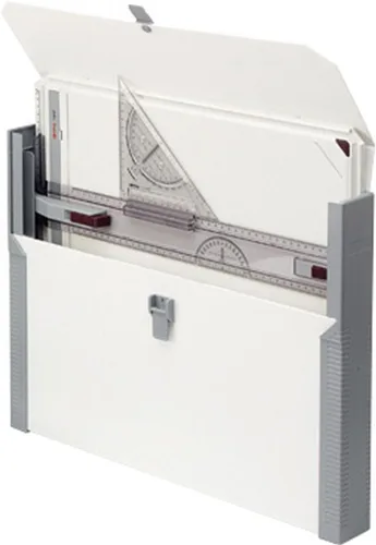 Vista 4 de rOtring Mesa de dibujo Tamaño A2 Gris/Blanco