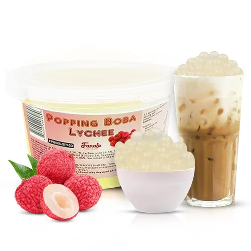 Vista 20 de Popping Bursting Boba Juice Ball - Blue Bubble Gum Flavor FPB026