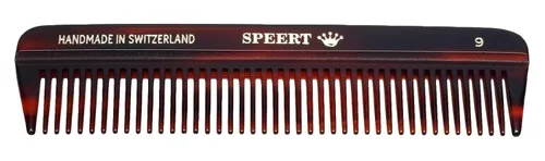Vista 39 de #10 Peine de dientes estrechos hecho a mano Tortuga Havana Acetato fino recto fino desenredante Parting Grooming Teasing Peluquería Peluquería