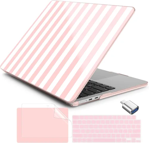 Vista 39 de Batianda AstroGrid - Funda para MacBook Air de 13.6" M2-M5 Chip, Galaxy Líneas abstractas