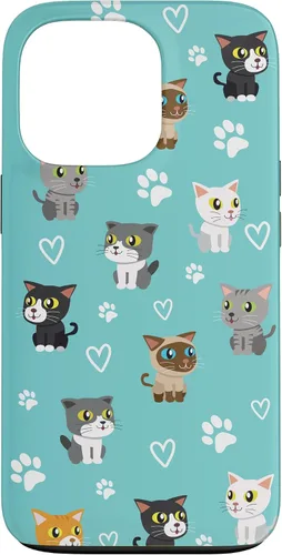 Vista 10 de Funda para iPhone 16 Cat Meow Kitten Kawaii Design Cat Mom