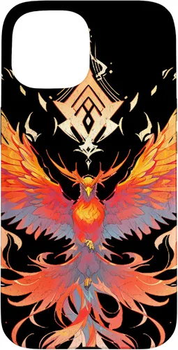 Vista 6 de iPhone 16 Rising Phoenix Fire Fenix - Símbolo de renacimiento y fuerza caso