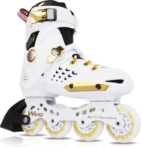 Vista 7 de Patines en línea para mujeres y hombres, patines profesionales de fitness para adultos, patines de velocidad en línea de alto rendimiento