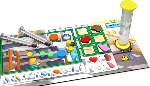 Vista 5 de Artipiagames Rush M.D. - Juego de mesa cooperativo Artipia Games - Colocación de trabajadores, estrategia, dexeridad, edades 14+, 1-4 jugadores