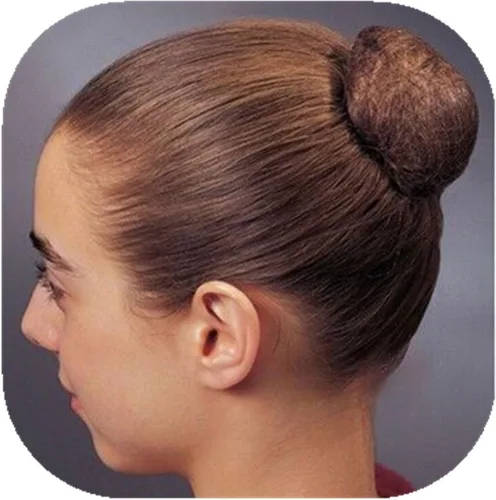 Vista 6 de Redecilla de malla para el cabello, reutilizable, invisible, con borde elástico y de 20 pulgadas Negro 10pcs