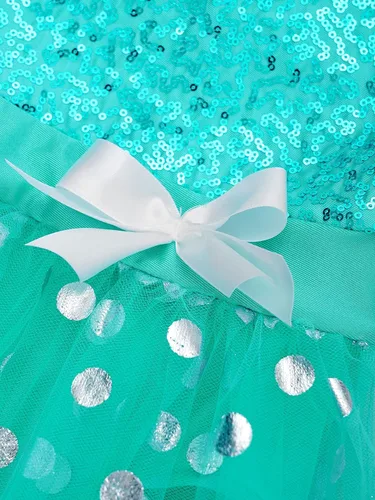 Vista 55 de CHICTRY Vestido tutú de ballet con lentejuelas brillantes para niñas y niñas, moderno disfraz de baile latino de jazz