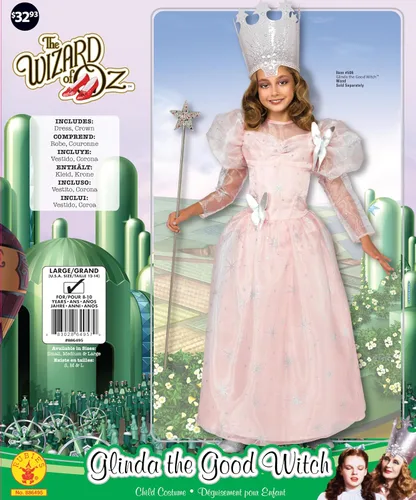 Vista 3 de Disfraz de la buena bruja Glinda, Mago de Oz (Edición del 75 aniversario)