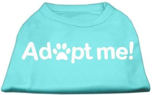 Vista 2 de Mirage Pet Products Adopt Me - Camisa con serigrafía, pequeña, color negro