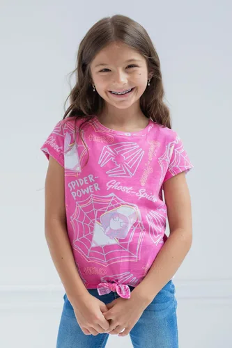 Vista 6 de Marvel Spider-Verse Ghost-Spider Girls - Paquete de 3 camisetas para niños pequeños y grandes