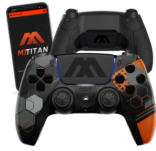 Vista 13 de MODDEDZONE Smart Extreme Modded Controller + Anti Recoil 2 Remap Buttons & Interchangeable Thumbsticks & Hair Triggers, Tactical Buttons Compatible