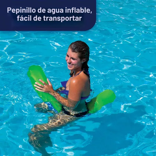 Vista 3 de WOW Sports - Fideos inflables de piscina con pepinillos de agua - Perfecto para piscinas, natación y flotación - Dispositivo de flotación