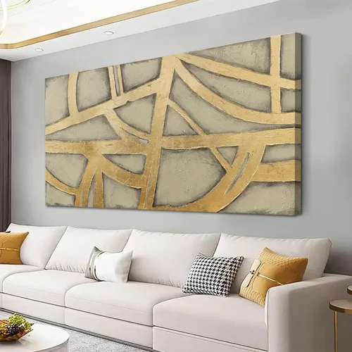 Vista 10 de Arte de pared geométrico de mediados de siglo, decoración moderna en blanco y negro, cuadros para paredes, lienzo fotográfico para sala de estar