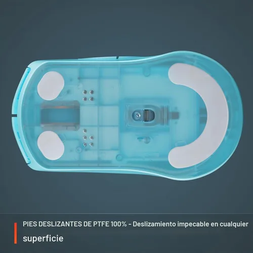 Vista 5 de SteelSeries Ratón inalámbrico Rival 3 Gen 2 para juegos - 2.4 GHz y Bluetooth - Sensor óptico TrueMove Air de 18000 DPI - Durabilidad de 60 millones