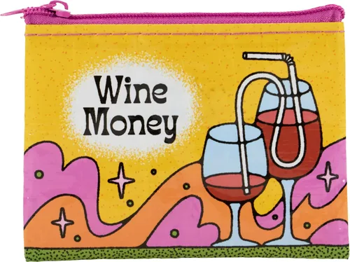 Vista 5 de Blue Q Coin Purse - Cute Coin Pouch for Men & Women, Small Pouch Organizer B-tches Haz cosas