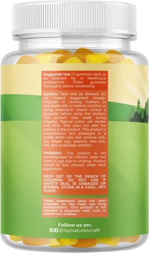 Vista 9 de Gomitas de DHA Omega 3 para Niños - Ácidos Grasos Omega 3 6 9 para el Cerebro, Fortaleza Inmunológica y Visión - DHA Nutricional para Niños para un
