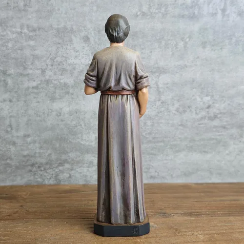 Vista 3 de BC - Estatua católica de San José del trabajador, figura de San José de 6 pulgadas de alto, guía y protección para familiares y viajeros, regalos