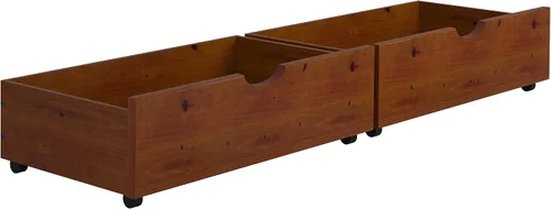 Vista 5 de Donco Kids 505-DG - Cajón doble para debajo de la cama, tamaño único, gris oscuro