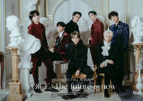 Vista 5 de Victon Voice : The Future is Now 1st Album 3 Versión Set CD+1p Póster+84p PhotoBook+Libro de Letras de 24p+1p Marcador+1p Pop-Up+1p PhotoCard+1p