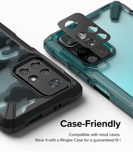 Vista 8 de Ringke Estilo de cámara compatible con Xiaomi Note 11T 5G / Poco M4 Pro 5G Protector de lente de cámara, marco de aluminio, adhesivo protector