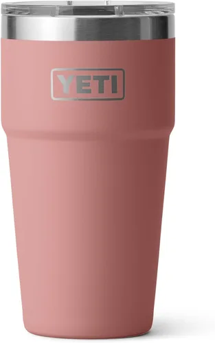 Vista 37 de YETI Rambler - Vaso apilable de 20 onzas, acero inoxidable, aislado al vacío con tapa MagSlider Verde mar