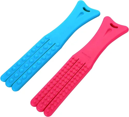 Vista 6 de U Scinan Masaje corporal Pat Back Hammer Herramientas de masaje Masajeador portátil Clap Stick para hombro Cuello Pie