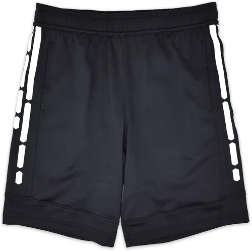 Vista 19 de Andrew Scott Pantalones cortos deportivos de baloncesto para niños con rendimiento activo y estilo de malla, varios paquetes