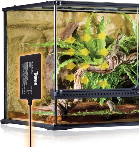 Vista 7 de iPower Almohadilla térmica para reptiles de 4 x 7 pulgadas, calentador de terrario para animales pequeños