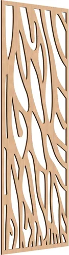 Vista 20 de 9 3/8"W x 24 3/8"H x 1/4"T Bristol Decorativos Paneles de Pared de Madera Calado, Cereza