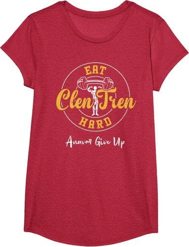 Vista 67 de Culturismo: Comer Clen Tren Hard Anavar Give Up - Camiseta de gimnasio, Negro