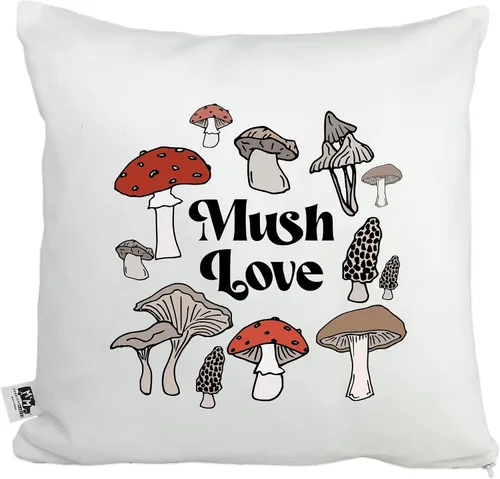 Vista 26 de Moonlight Makers, Happy Valentine's Day!, Decorative Pillow Case, 100% Cotton Canvas Pillowcase, Farmhouse Decor, Gift for Home, Funny Design