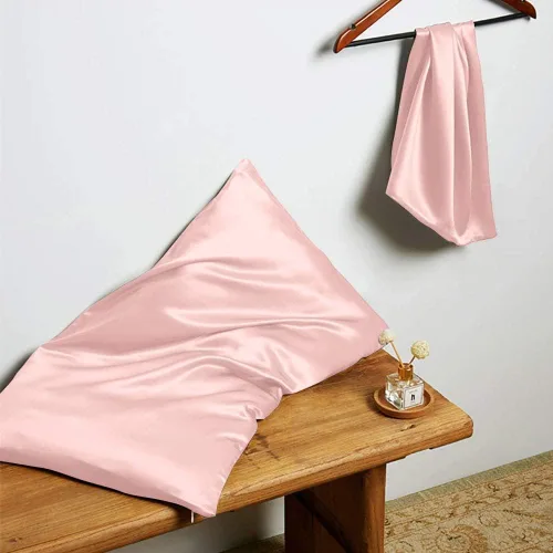 Vista 11 de THXSILK Funda de almohada de seda de 22 momme de seda de morera pura con cremallera oculta, funda de almohada suave y transpirable para cabello
