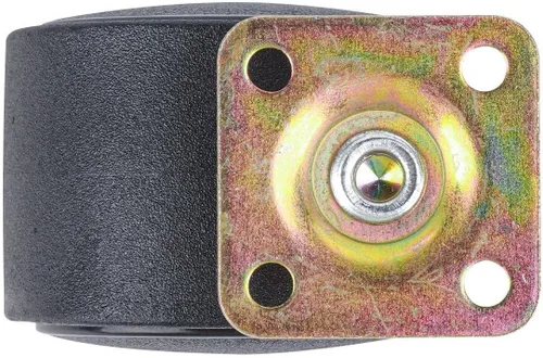 Vista 5 de Shepherd Hardware 9417 Rueda para silla de oficina de 2 pulgadas, rueda doble, placa cuadrada de 1-1/2 pulgadas, capacidad de carga de 75 libras