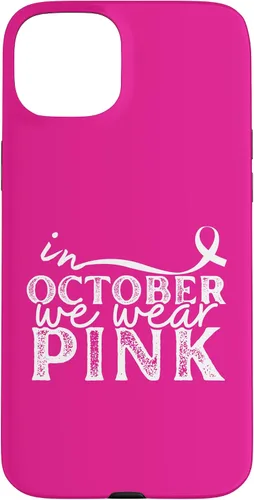 Vista 9 de iPhone 16 In October We Wear Pink Breast Cancer Awareness Graphic Case