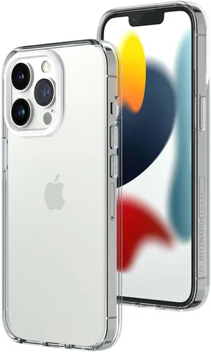 Vista 9 de RhinoShield - Funda transparente para iPhone 13 Pro Anti-amarilleo, transparente, de alta claridad, a prueba de golpes, protección contra caídas
