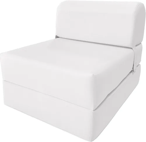 Vista 47 de D&D Futon Furniture. Silla plegable de espuma, sofá de estudio, colchón de espuma plegable para invitados (6 x 24 x 70 pulgadas, negro)