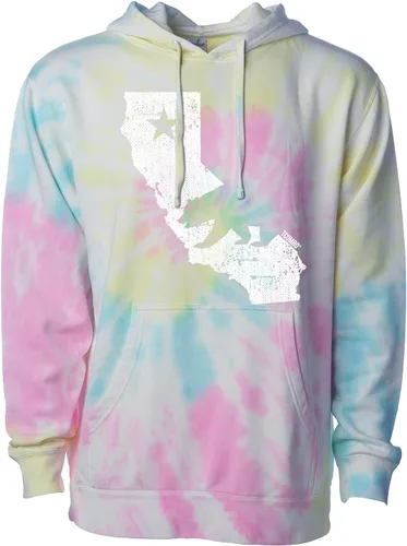 Vista 18 de Tcombo California State Map - Sudadera con capucha unisex Cali Bear