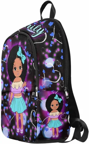 Vista 232 de Texto personalizado Elefante desgaste gafas mochila mochila mochila casual Daypack bolsa para mamá niñas, color86-4, Mochilas Daypack
