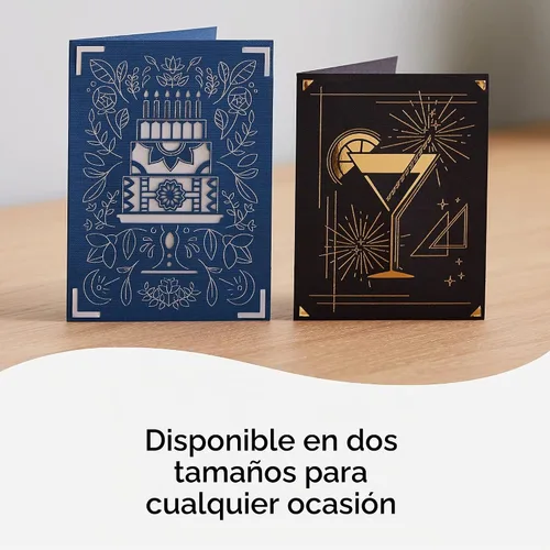 Vista 4 de Cricut Joy Foil - Tarjetas de inserción de transferencia, Blue Lagoon Sampler - A2