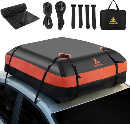Vista 2 de Portaequipajes de Techo para Automóvil - 24 Pies Cúbicos Impermeable Resistente 720D Equipaje de Techo para Automóvil para Todos los Vehículos