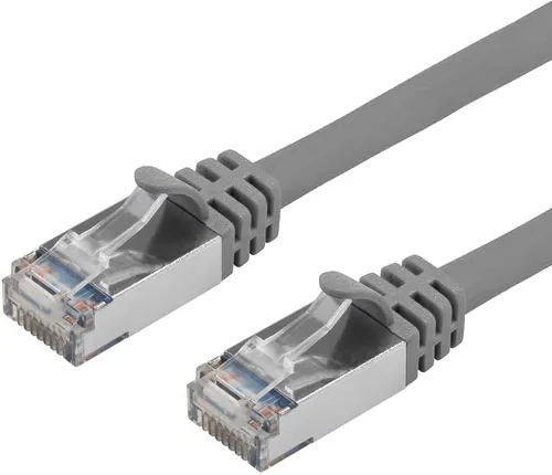 Vista 7 de Buhbo Cable Snagless de red Ethernet RJ45 blindado CAT7 de 1 pie 10Gbps 600 MHz (paquete de 10) azul